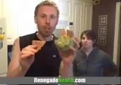 Flax Seed Crackers And Guacamole